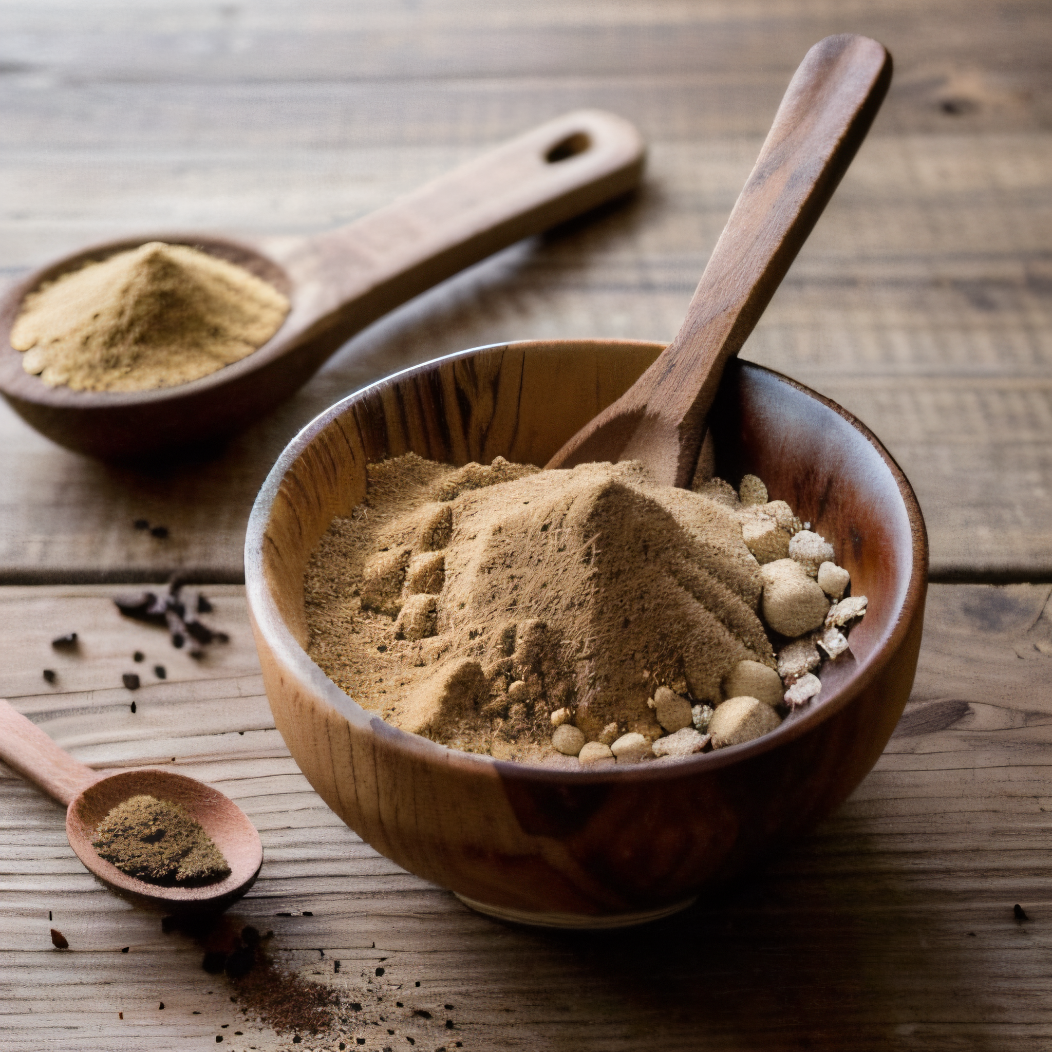Ashwagandha em pó (churna) — forma tradicional de uso